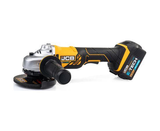 Leņķa slīpmašīna JCB 18AG-5BG-E; 115 mm; 2x5,0 Ah akum. Slīpmašīnas