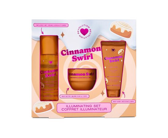Makeup Revolution I ♥ Revolution Cinnamon Swirl Gift Set - Dárková sada Духи и косметика