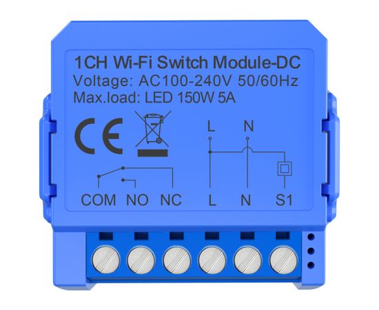 Avatto WSM16-DC32V-1 WiFi Switch 1CH Dry Contact Viedie slēdži