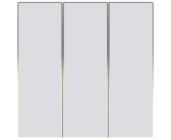 Touch ZigBee Light Switch Avatto TS60-EU-W3 Triple TUYA (white). Viedie slēdži