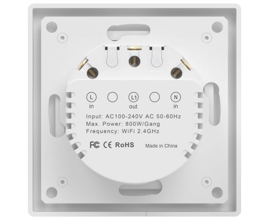 Avatto TS20-EU-W1 WiFi touch light switch Viedie slēdži
