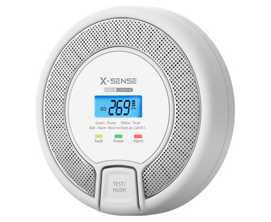 X-Sense CO-3D-W Link+ Carbon Monoxide Detector Viedie Sensori