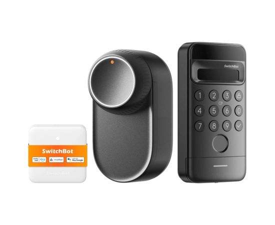 SwitchBot Ultra 3-in-1 smart lock with Hub Mini Matter control panel and Vision keypad Viedie slēdži