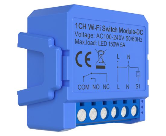 Avatto WSM16-DC-1 WiFi Switch 1CH Dry Contact DC Viedie slēdži