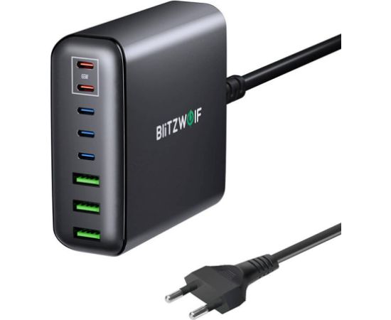 Wall charger Blitzwolf BW-S26 250W (black) Новинки Компьютерная техника