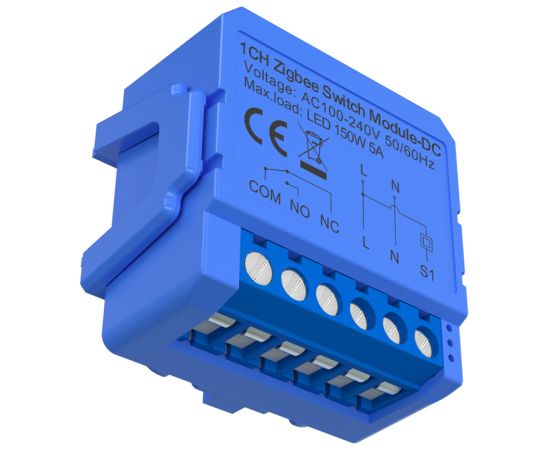 1-channel ZigBee switch module with voltage-free contact Avatto ZWSM16-DC32V-1 Viedie slēdži