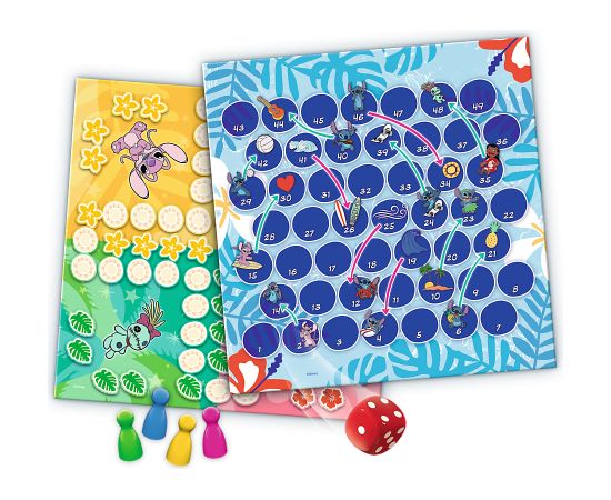 TREFL DISNEY STITCH Galda spēle 2 in 1, Stičs un Lilo Galda spēles