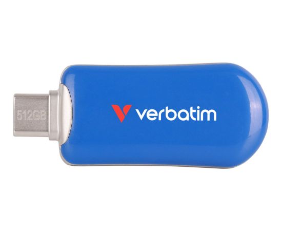 Verbatim Plectra Blue 512GB USB-C Flash Drive Новинки Компьютерная техника
