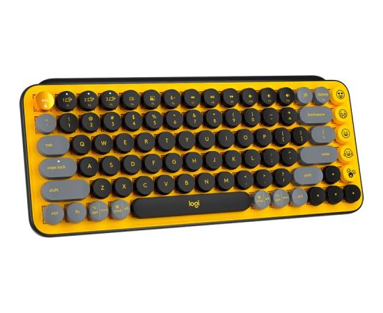 LOGITECH POP Keys Bluetooth Mechanical Keyboard - BLAST YELLOW - RUS Клавиатуры