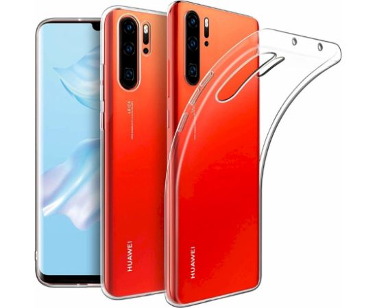 Fusion Ultra Back Case 2 mm Izturīgs Silikona Aizsargapvalks Priekš Huawei P30 Pro Caurspīdīgs Neoriģinālie Maciņi