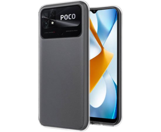 Fusion Ultra Back Case 1 mm силиконовый чехол для Xiaomi Poco C40 прозрачный Чехлы - альтернативные