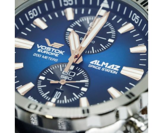 Vostok Europe Almaz Chronograph 6S11-320A675BR Rokas pulksteņi 