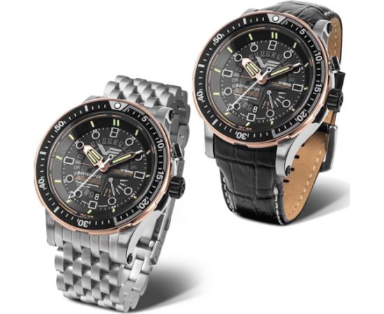 Vostok Europe Batiscafos Hybrid PX84-511E769BRLE Rokas pulksteņi 