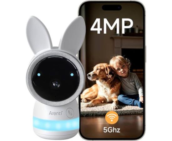Видеокамера для наблюдения за ребенком Arenti Ainanny, 4 Мп, Wi-Fi Камеры наблюдения