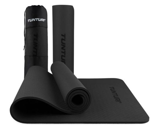 Tunturi Yogamat 8mm, Black Vingrošanas paklājiņi