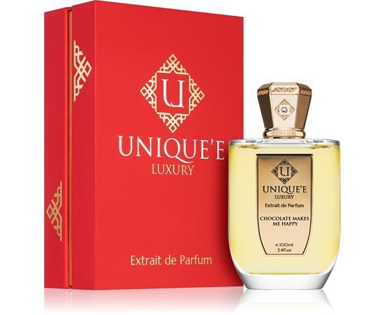 Uniquee Luxury Chocolate Makes Me Happy Extrait de Parfum 100ml Unisex Smaržas