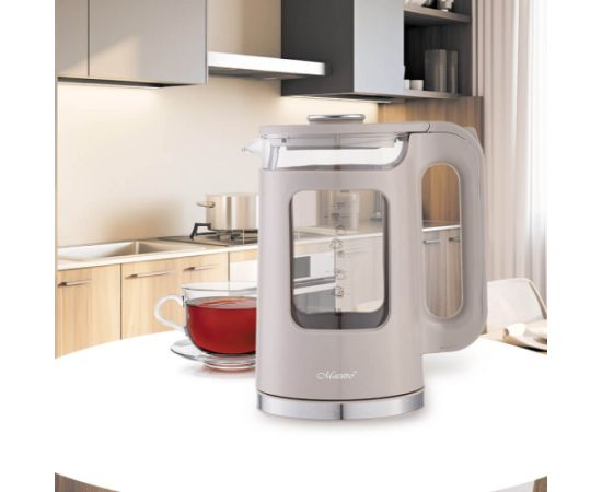 Czajnik elektryczny 1,7L 2200W MR-065-BEIGE MAESTRO Tējkannas (elektriskās)