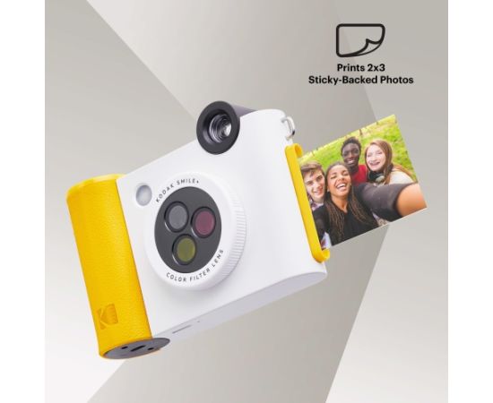 Kodak SMILE+ Instant Print Camera, 2x3'', White Aудио-видео
