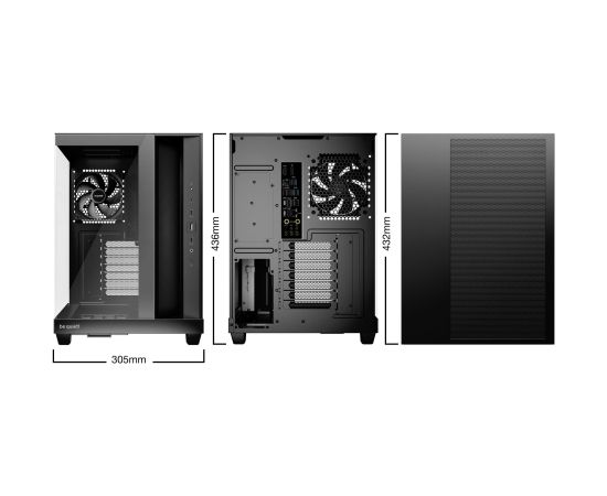 Be Quiet! Case BE QUIET ATX micro ATX Mini-ITX Black Midi Tower PC BGW83 Datoru korpusi
