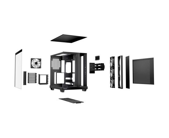 Be Quiet! Case BE QUIET ATX micro ATX Mini-ITX Black Midi Tower PC BGW85 Корпуса
