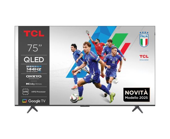 TV Set TCL 75P8K 75" 4K Ultra HD Flat 16:9 QLED Televizori
