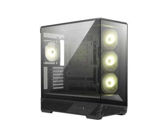 Case MSI ATX micro ATX Mini-ITX Black Transparent Midi Tower MAG PANO 130R PZ MAGPANO130RPZ Datoru korpusi