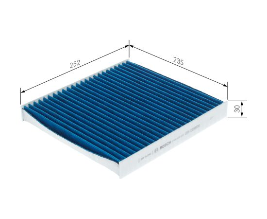 BOSCH Salona filtrs 0 986 628 630 Antialerģisks Ar aktivētu ogli Воздушные фильтры салона