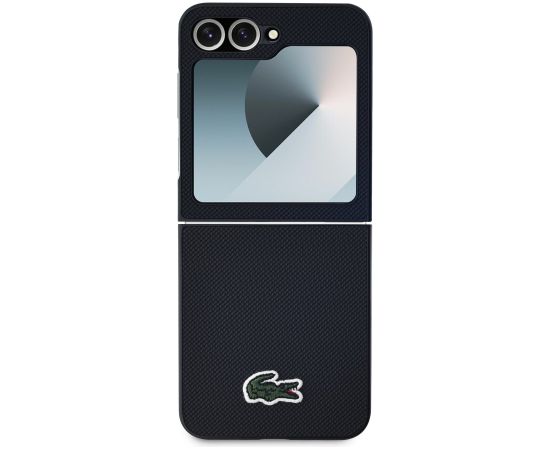 Lacoste Iconic Petit Pique Woven Logo MagSafe Aizsargmaciņš Samsung Galaxy Z Flip 6 / 7 FE Neoriģinālie Maciņi