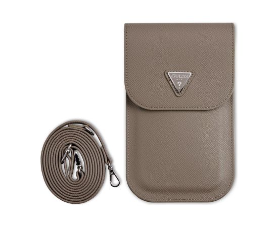 Guess PU Grained Triangle Logo Сумка для смартфона с регулируемым ремнем Чехлы - альтернативные