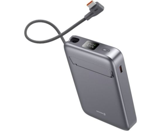 Swissten Qi2 MagSafe Power Bank 15W со встроенным кабелем USB-C 10000 mAh Power-банки