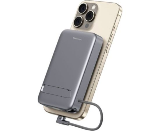 Swissten Qi2 MagSafe Power Bank 15W со встроенным кабелем USB-C 10000 mAh Power-банки