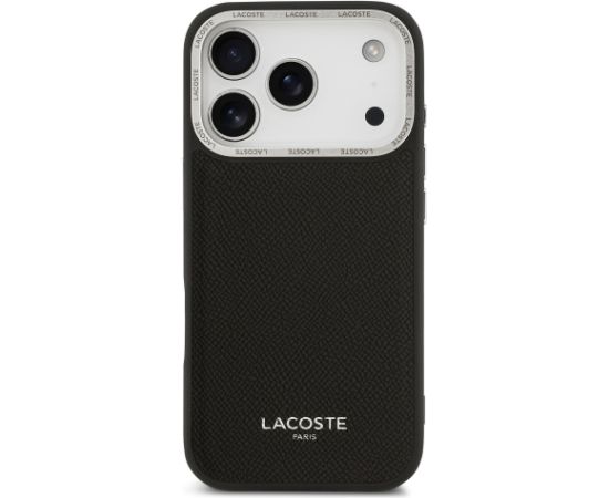Lacoste PU Leather Champs Elysees MagSafe Maciņš priekš iPhone 17 Pro Neoriģinālie Maciņi