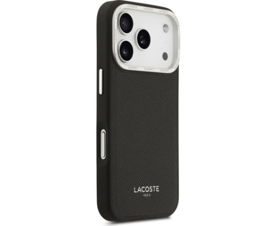 Lacoste PU Leather Champs Elysees MagSafe Maciņš priekš iPhone 17 Pro Neoriģinālie Maciņi