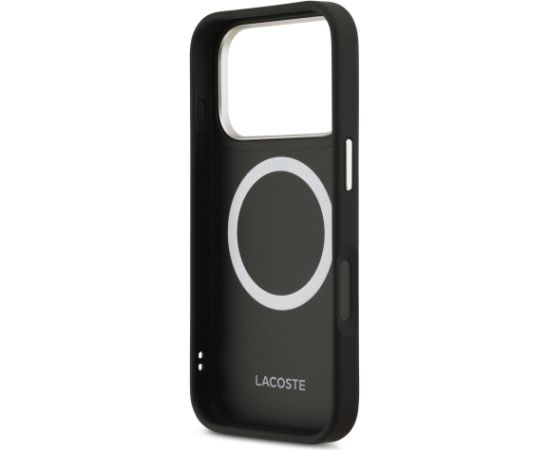Lacoste PU Leather Champs Elysees MagSafe Maciņš priekš iPhone 17 Pro Neoriģinālie Maciņi