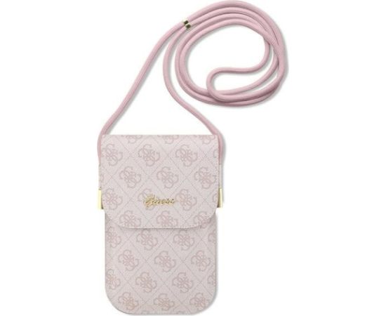 Guess PU 4G Metal Logo Script Viedtālruņa soma ar regulējamu siksnu Neoriģinālie Maciņi