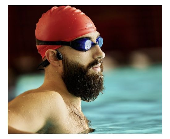 Swissten Bone Conduction Peldēšanas Bluetooth Bezvadu Austiņas Austiņas