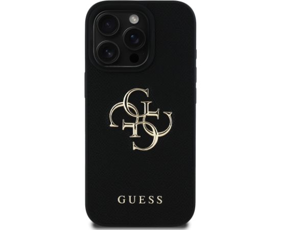 Guess PU Grained 4G Metal Logo Чехол для Apple iPhone 16 Pro Max Чехлы - альтернативные