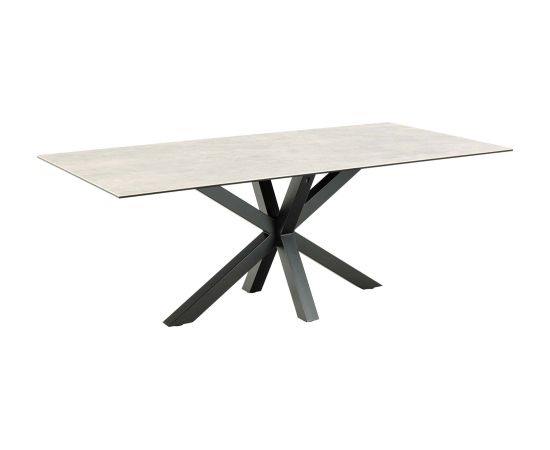 Dining table HEAVEN 200x100xH75,5cm, grey Ēdamistabas mēbeļu komplekti