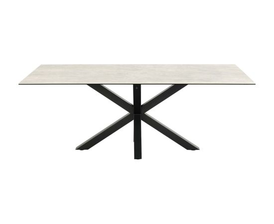 Dining table HEAVEN 200x100xH75,5cm, grey Ēdamistabas mēbeļu komplekti