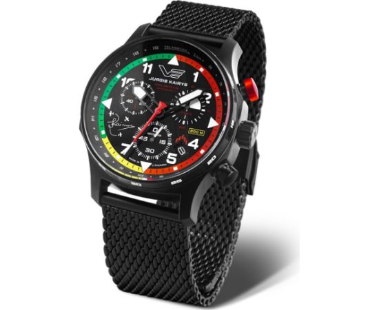 Vostok Europe Vostok-Europe „Pilot Jurgis Kairys. Unlimited Aerobatic“ - Limituota serija - VK68-592C775BR-SL Наручные часы