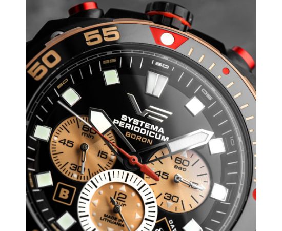 Vostok Europe Systema Periodicum Boron VK67-650E721BRBK Rokas pulksteņi 