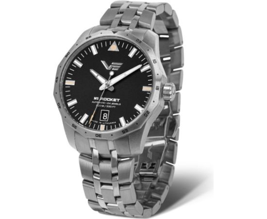 Vostok Europe N1 Rocket Compact Automatic NH35-125A747BRWH Rokas pulksteņi 