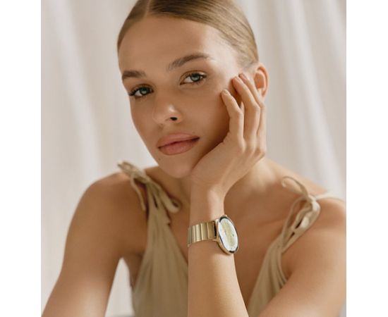 Išmanusis laikrodis su lietuvišku meniu GARETT Verona 2 Glow Gold steel Наручные часы