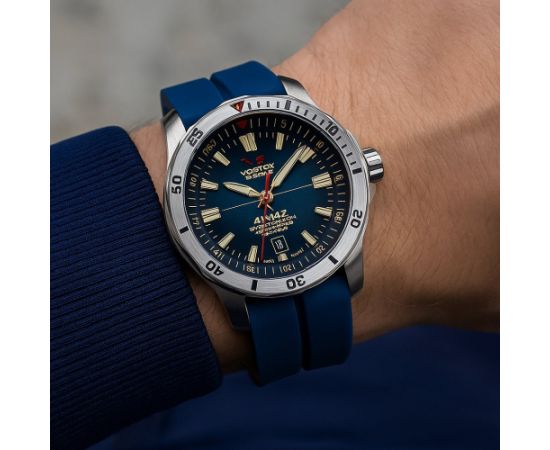 Vostok Europe Almaz NH35A-320A678SLBL Rokas pulksteņi 