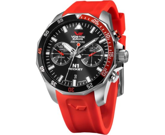 Vostok Europe Rocket N1 6S21-225A707SilR Rokas pulksteņi 