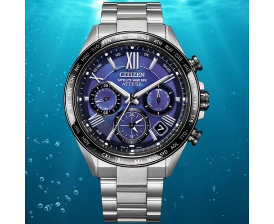 Citizen ATTESA SATELLITE WAVE GPS CC4075-50L Наручные часы