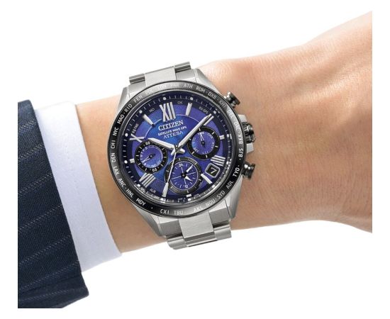 Citizen ATTESA SATELLITE WAVE GPS CC4075-50L Наручные часы
