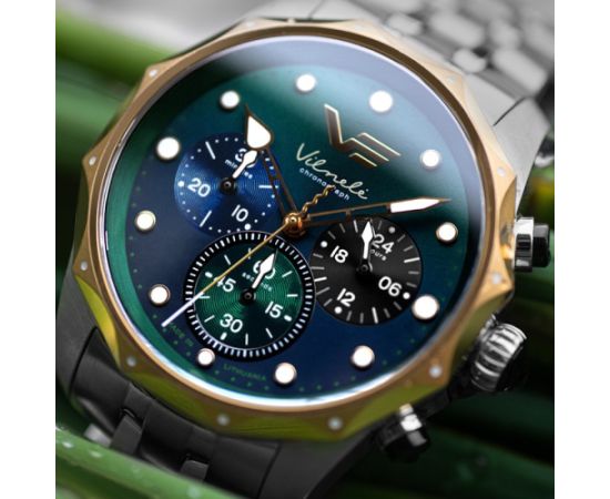 Vostok Europe Vilnelė CHRONO JS20-125E752BRWH-SLGR Rokas pulksteņi 