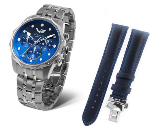 Vostok Europe Vilnelė CHRONO JS20-125A750BRWH-LEBL Rokas pulksteņi 