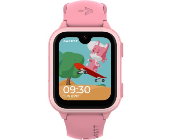 Išmanusis laikrodis su lietuvišku meniu Garett Kids Vibe 4G Pink Наручные часы